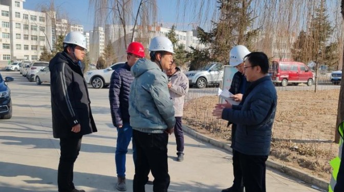 甘肅建科院黨委副書記、總經(jīng)理史智偉赴積石山學校加固項目檢查指導工作